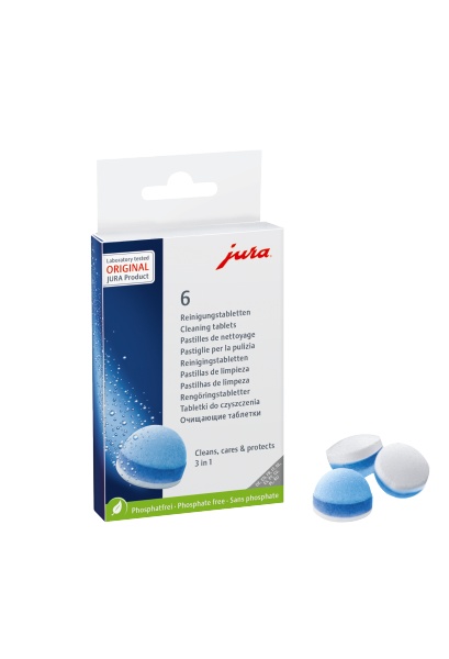 Pastilles de nettoyage 3 phases (6 pièces)