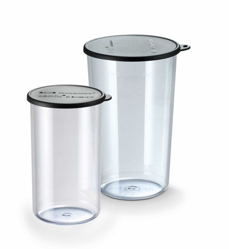 [3002.001] bamix® Bekerset 400 & 600 ml met deksels